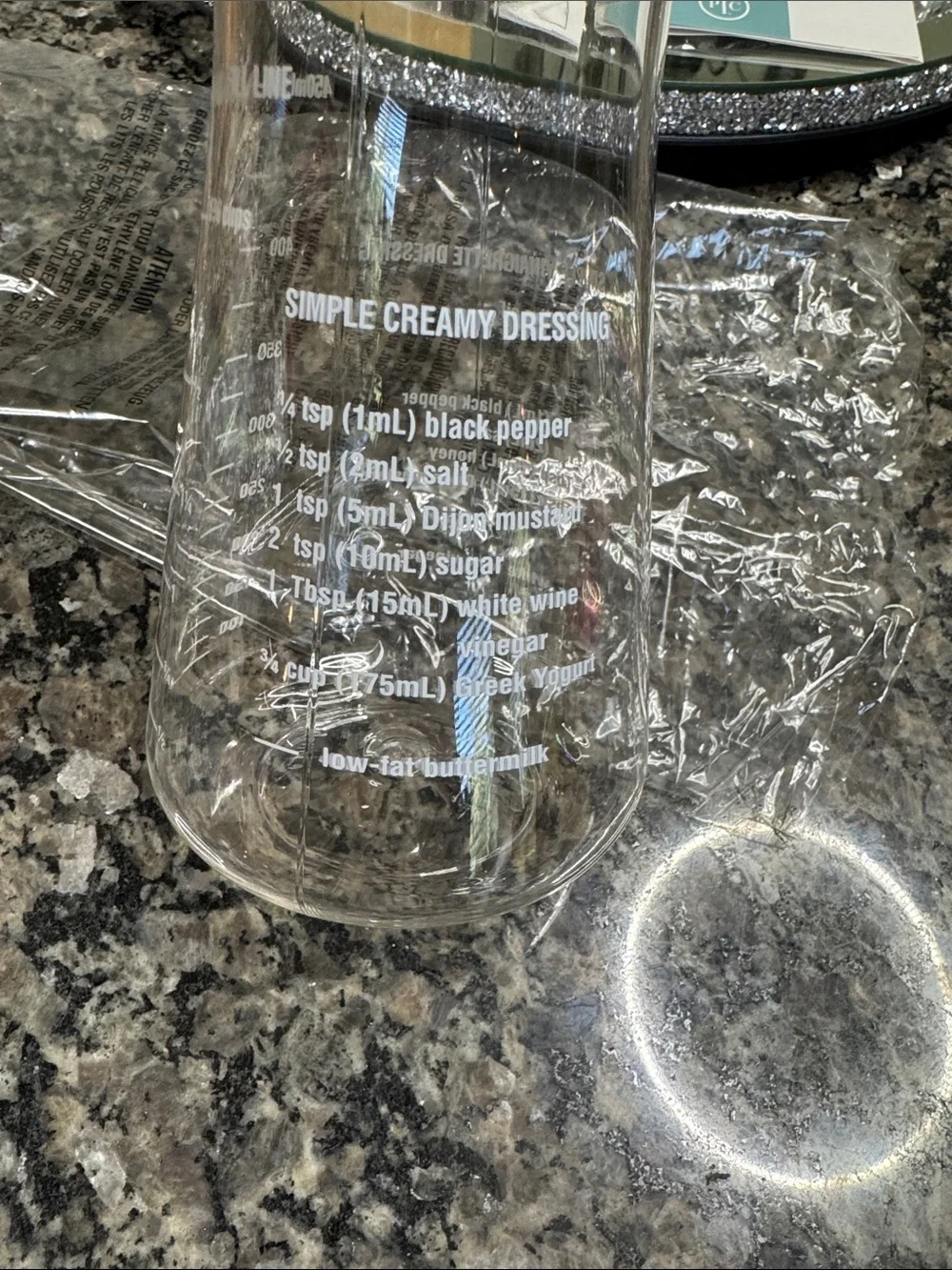 Pampered Chef measure mix and pour NEW